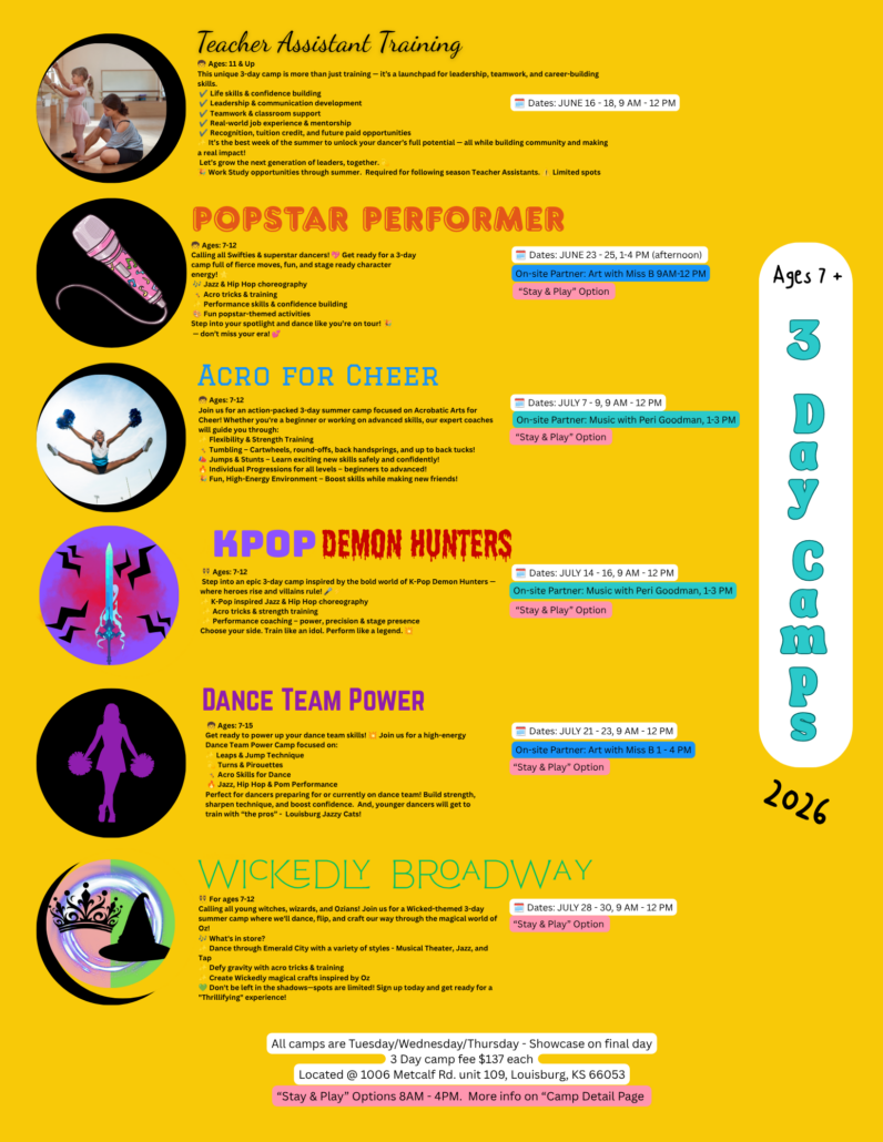 Summer camps 2026 7+